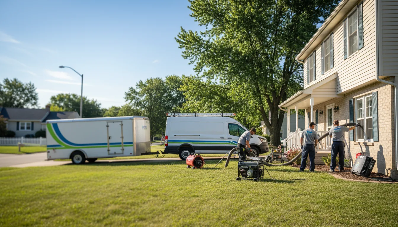 Flooded Basement Restoration And Cleanup With Repair in Essex, IA near me
